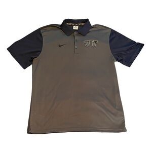 Nike DRI-FIT University of Pitt Polo Size Large